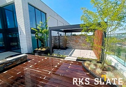 Облицовочный камень RKS SLATE Rusty Black Quartz Strips