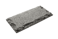 Темно-серая Гранитная плитка Dark Grey, Mushroom под скалу колотая купить в  Костромой