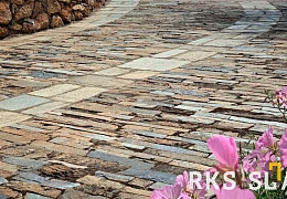 Облицовочный камень RKS SLATE Rusty Black Quartz Strips